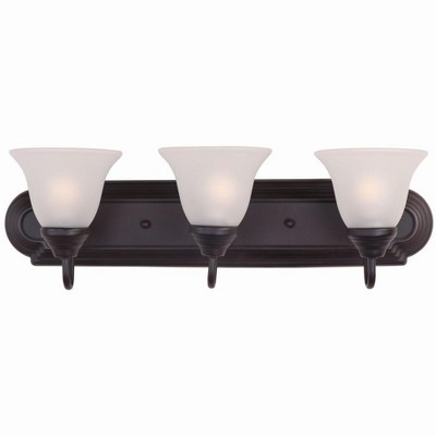 Maxim Lighting Essentials - 801x 3 - Light Vanity in  Oil Rubbed Bronze