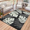Outdoor Straw Plastic Rug, Lightweight Reversible Patio Rug, Folding Portable Deck Area Carpet, Large Floor Mat for Backyard Garden Camping Picnic - 4 of 4