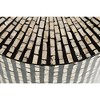 Jofran,Global Archive Round Terrazzo Handcrafted Capiz Shell Accent Table- Black Color - 3 of 4