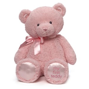 Baby GUND My First Teddy Bear, Ultra Soft Animal Plush Toy for Babies and Newborns, Pink, 18” - 1 of 1