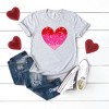 Simply Sage Market Women's Heart Ombre Short Sleeve Garment Dyed Tee - 3 of 3