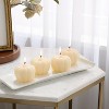 4pk Mini Wax Pumpkin Figural Candle Set - Threshold™ - 2 of 3