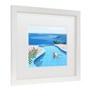 Trademark Fine Art - Petra Lizde  Girl in Pool Matted Framed Art - 3 of 4