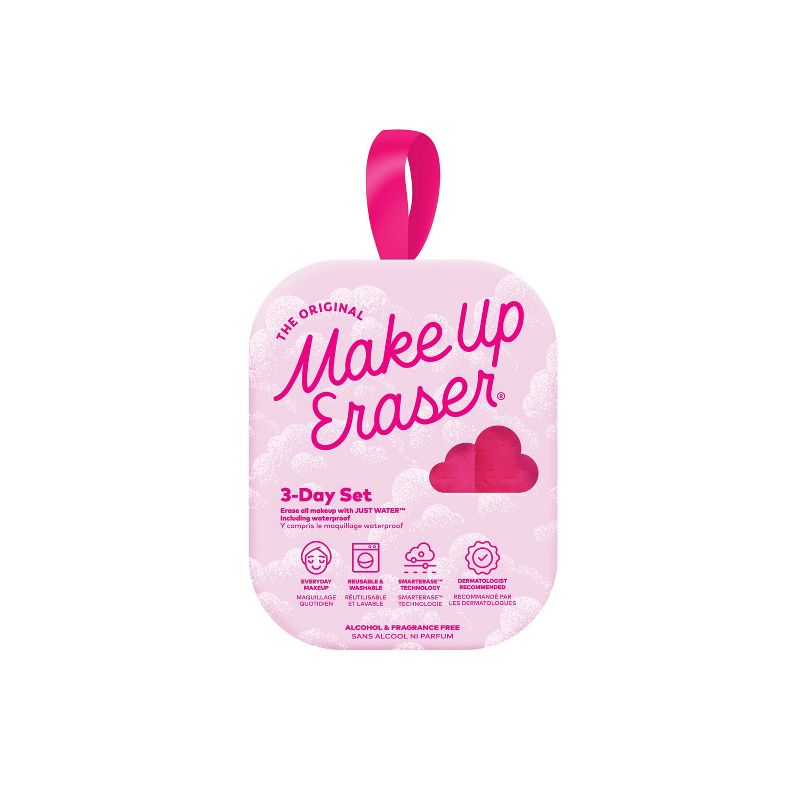 MakeUp Eraser Daily Face Cleanser - Pink - 3ct, 4 of 6