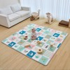 VEVOR Baby Play Mat, 71""x79"" Extra Large Baby Crawling Mat, Non-Slip One-Piece Foam Baby Playmat, Foldable Reversible Floor Mat, Grey - 2 of 4