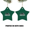 Plymouth State University Primary Logo StarShaped Porcelain Holiday Christmas Tree Ornament  3.1" - 2 of 4