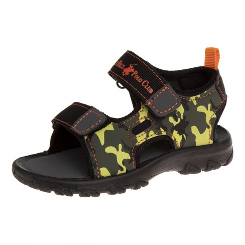 Boys camo online sandals