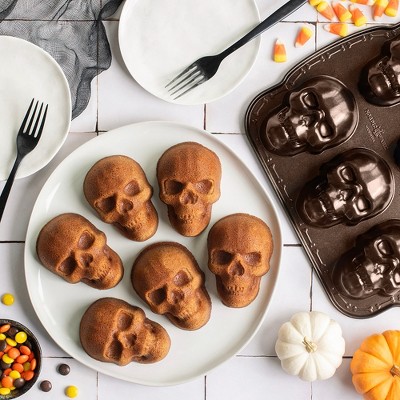 Nordic Ware Haunted Skull Cakelet Pan - Thumbnail 2