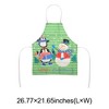 Unique Bargains Christmas Aprons Santa ClausSnowman Linen 21.65"x26.77" 1 Pc - 3 of 4