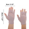 Unique Bargains Anti-slip Sunprotection Half Finger Manicure Gloves 1 Pair - 4 of 4