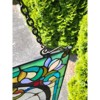 Fine Art Lighting Pond Lily Tiffany Stained Glass Window Panel - 4 of 4