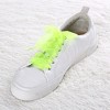 INSPIRE CHIC Sneakers Flat Snow Yarn Wide Transparent Shoe Laces 1" Width 2 Pairs - 2 of 4