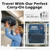 Paaaawaters Luggage Suitcase Carry on Hardside PC+ABS Spinner TSA Lock Telescopic Handle - 2 of 4