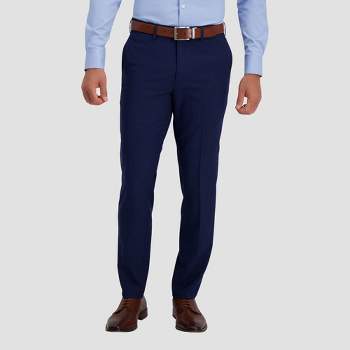 Haggar H26 Men's Tailored Fit Premium Stretch Suit Pants - Blue 38x30 :  Target