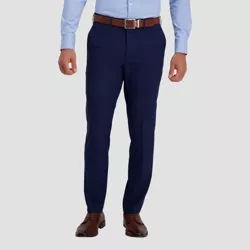 Haggar H26 Men's Premium Stretch Slim Fit Dress Pants - Midnight Blue 30x30