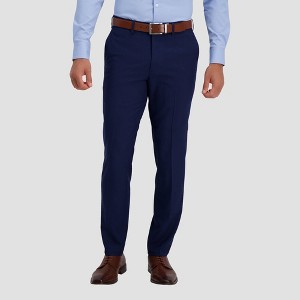 Image of Haggar H26 Men's Premium Stretch Slim Fit Dress Pants - Midnight Blue 29x30