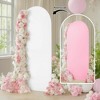 Wedding Arch Backdrop Cover, Multipurpose Portable Dual-Sided Wedding Background Covers with Bottom Zipper for Wedding Arch Birthday Party Banquet - 4 of 4