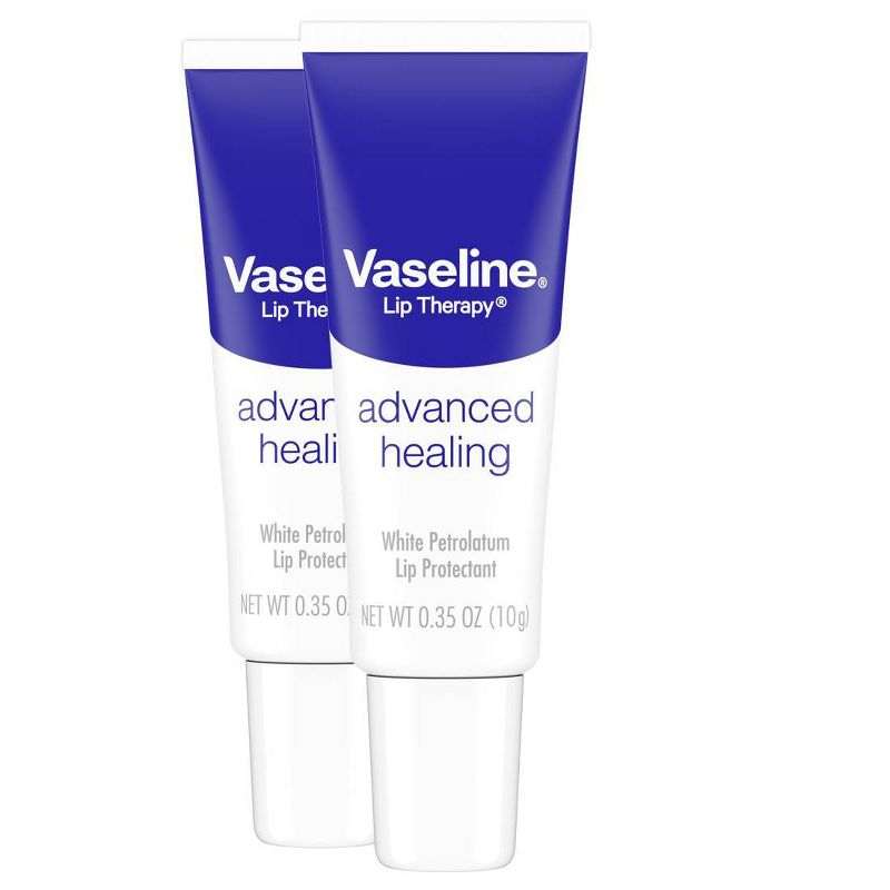 Vaseline Lip Therapy Advanced Healing Fragrance free Moisturizer - 0.7oz/2ct, 2 of 4
