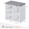 Shoe Change Stool with Cushioned Seat - 4 of 4