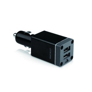 Macally 20 Watt Dual Port USB-A Car Charger - 1 of 4