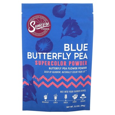 Suncore Foods Blue Butterfly PEA, Supercolor Powder, 3.5 oz (99 g)