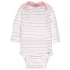 Gerber Baby Girls' Long Sleeve Onesies Bodysuits, 6-pack - 3 of 4