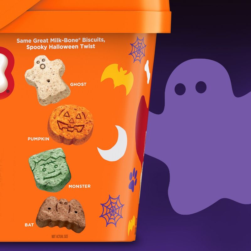Milk-Bone Halloween Spooky Biscuits Flavored Dog Treats - 24oz, 3 of 13