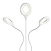 Insten LED Desk Lamp, Bright Table Lamp, Clip-On, Rechargeable, Flex Neck, Touch Control, 3 Brightness Levels, 240 Lumens, White - 4 of 4