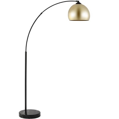 Glarien Floor Lamp - Gold/Black - Safavieh