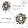 20'' Pre-Lit Christmas Wreath for Front Door with Lights, Lighted Christmas Door Wreath - 2 of 4