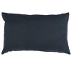 Madelyn Pillow - Deep Blue/White - 12"X20" - Safavieh - 4 of 4