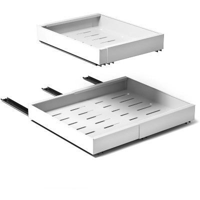 Sorbus 2 Pack Pull-Out Sliding Storage Rack for Kitchen & Bathroom