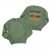 Simply Sage Market Women's Graphic Sweatshirt Witchy Mama Lightning Bolt Front and Back - 2 of 4