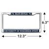 University of Wisconsin - Stout Mascot Full Size Standard License Plate Metal Frame - 4 of 4