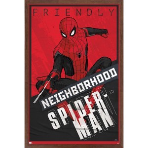 Trends International Marvel Spider-Man: No Way Home - Friendly Framed Wall Poster Prints - 1 of 4