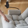 GlasFlength Accent chairs, Stylish and Comfortable Seating for Every Home, Contemporary, Classic Designs, Gray,43.3”*31.1”*34.65" - 2 of 4