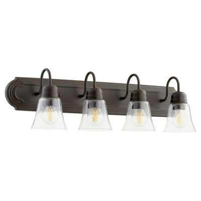 Quorum Lighting 4 - Light Vanity in  Oiled Bronze