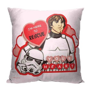 Disney Star Wars Rescuer Of Your Heart Throw Pillow 18x18 Inches - 1 of 2