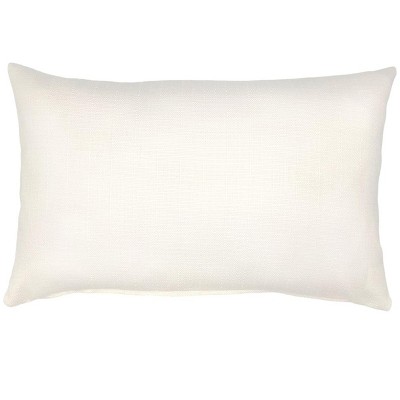 Summer Classic White Outdoor Pillow