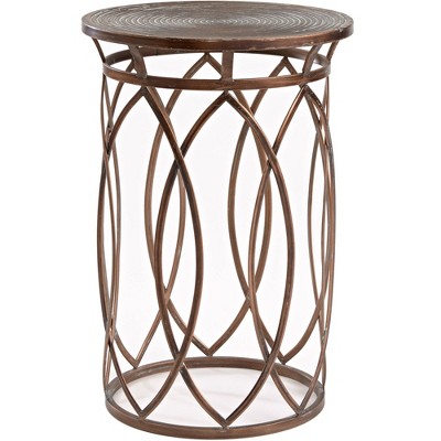 Marquise Side Table Antique Bronze - FirsTime