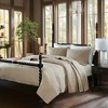 LIVN CO. 3-Piece Solid Hand-Quilted Cotton Quilt Set - 2 of 4
