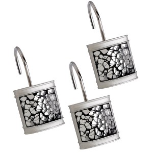 Creative Scents Brushed Nickel Curtain Hooks - 1 of 4