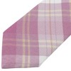 INSPIRE CHIC Plaid Woven Self-tied Striped Skinny Necktie 2.8" for College Graduation Campus 1 Pc - 4 of 4