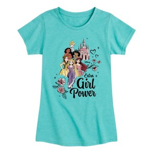 Girls' - Disney - Extra Girl Power Fitted Short Sleeve Graphic T-Shirt - 1 of 4