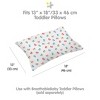 BreathableBaby Cotton Percale Pillowcase, For 13" x 18"/33 x 46 cm Toddler Pillow, Bears (2-Pack) - 3 of 4