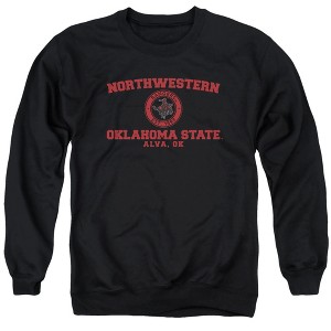 Northwestern Oklahoma State University Official Circle Logo Adult Crewneck Sweatshirt - 1 of 4