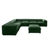 Oversized 142.5" Chenille Modular L-Shaped Sectional Sofa with Cylindrical Cushios and Storage Seat, 7-Piece Free combination Sofa - 4 of 4