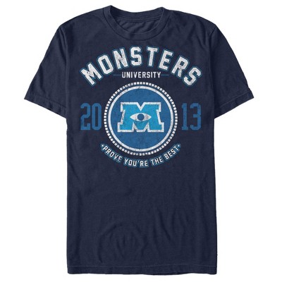 Men's Monsters Inc Best College Logo T-Shirt