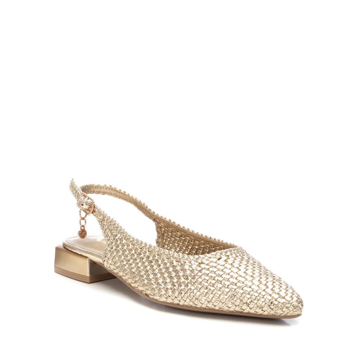 Обувь Carmela XTI Women's Braided Slingback Flats 143794 Gold 6 — фото 2
