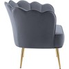 Meridian Furniture,Jester Velvet Accent Chair - 3 of 4